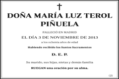 María Luz Terol Piñuela